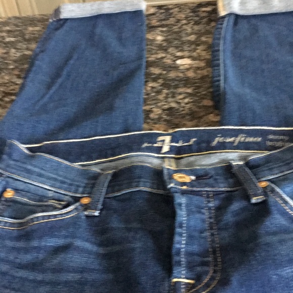 7 FOR ALL MANKIND JOSEPHINA SKINNY BOYFRIED JEANS - Picture 5 of 5